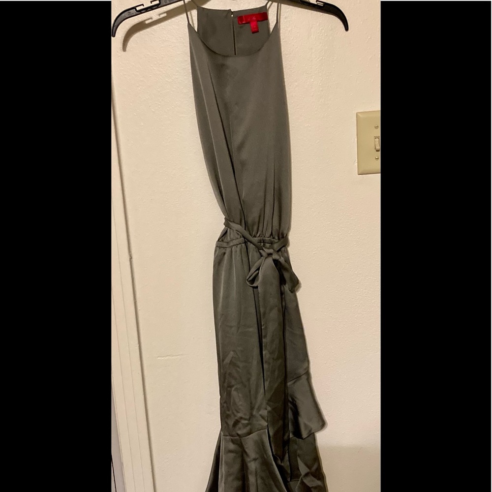 Olive Spaghetti strap dress